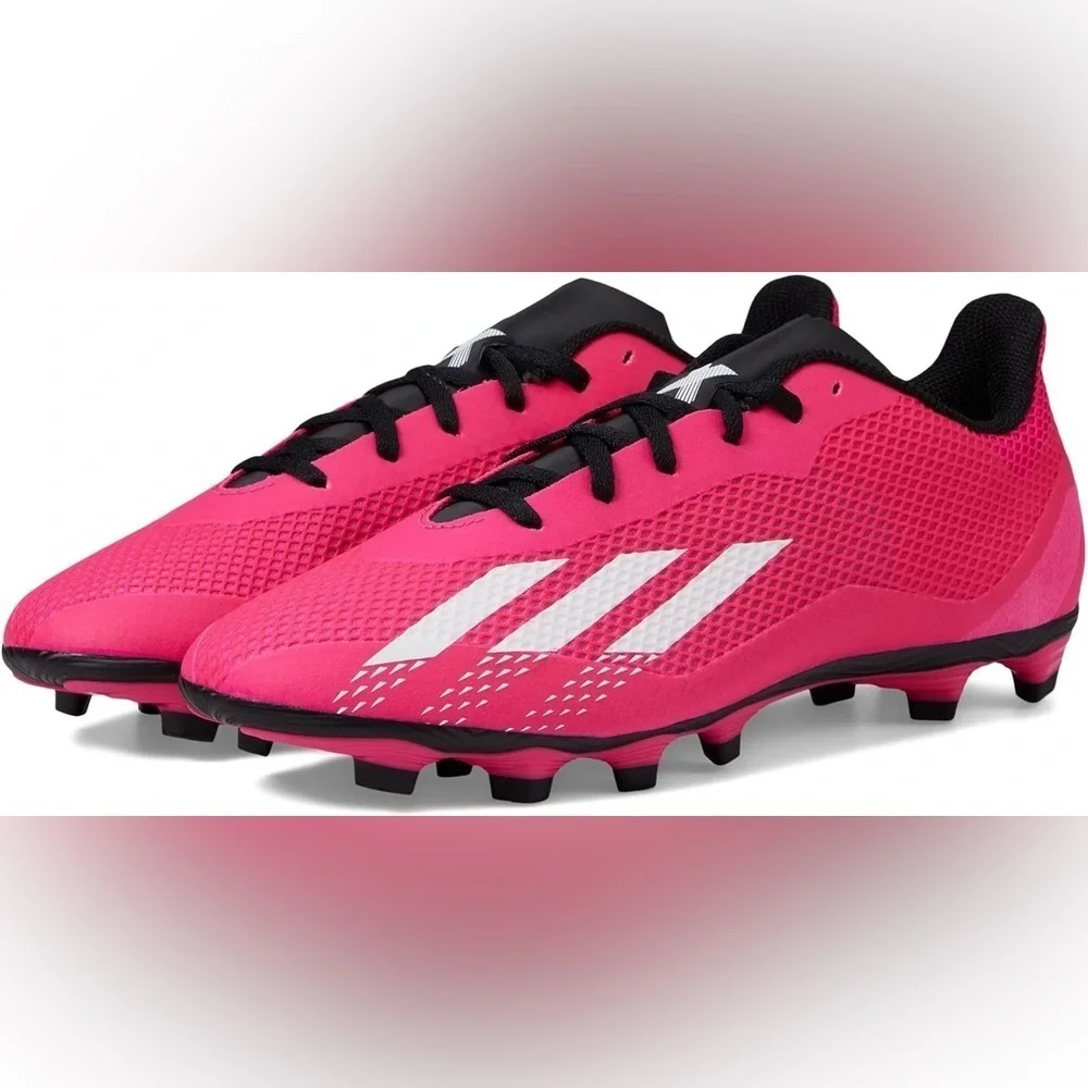 Adidas Men’s Speedportal 4 Adult Flexible Soccer Cleats in Pink/Black in size 11